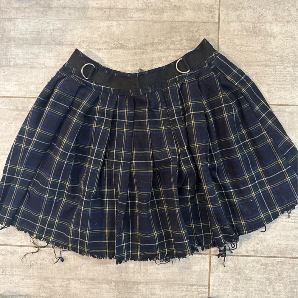 Plaid Mini Skirt
